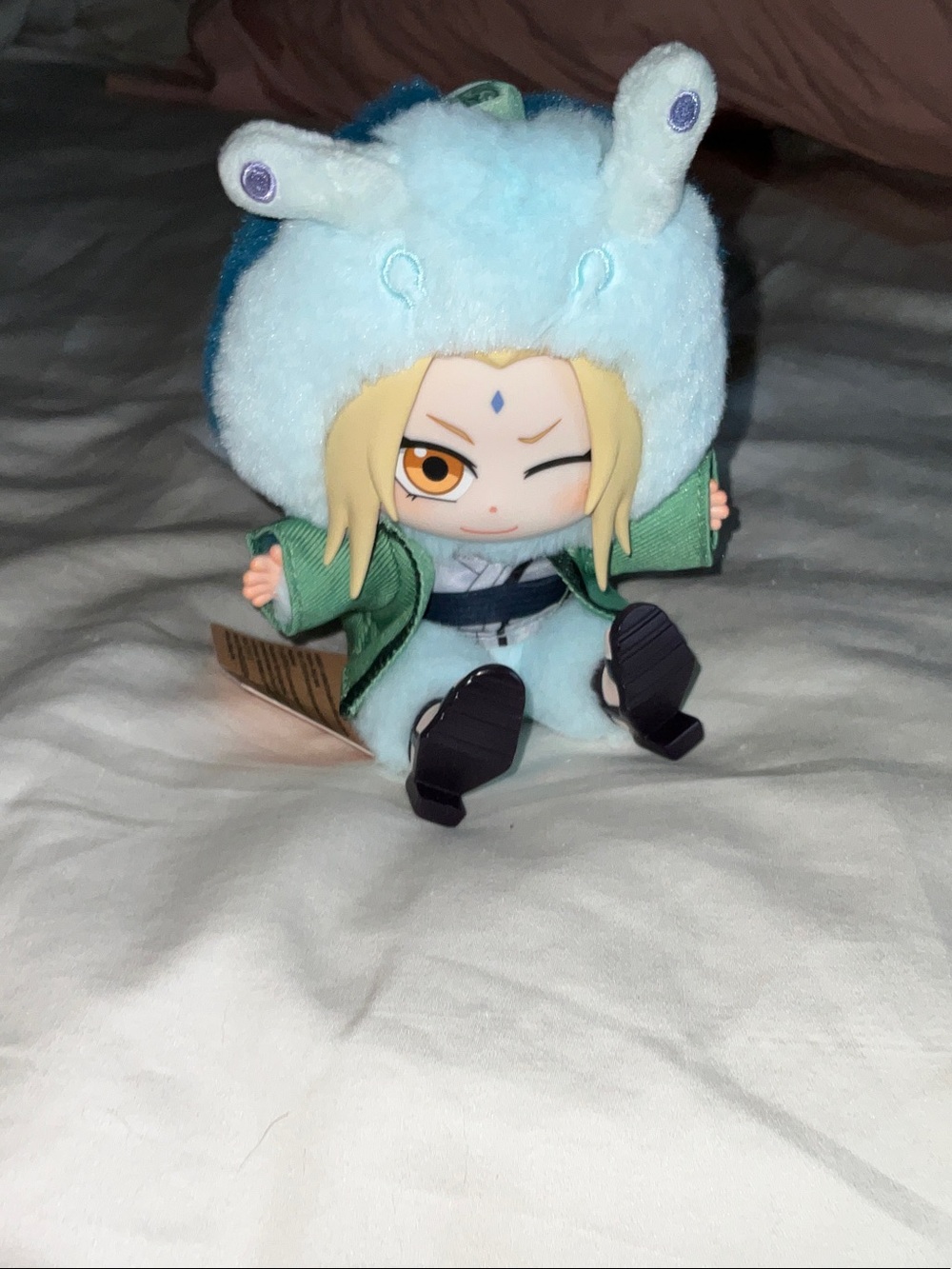 Naruto Blue Plush Anime Character Keychain - Kids Toy